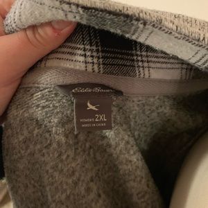 Eddie Bauer Jackets & Coats - Gray Eddie Bauer hooded sweater Eddie Bauer Jackets & Coats - Gray Eddie Bauer hooded sweater